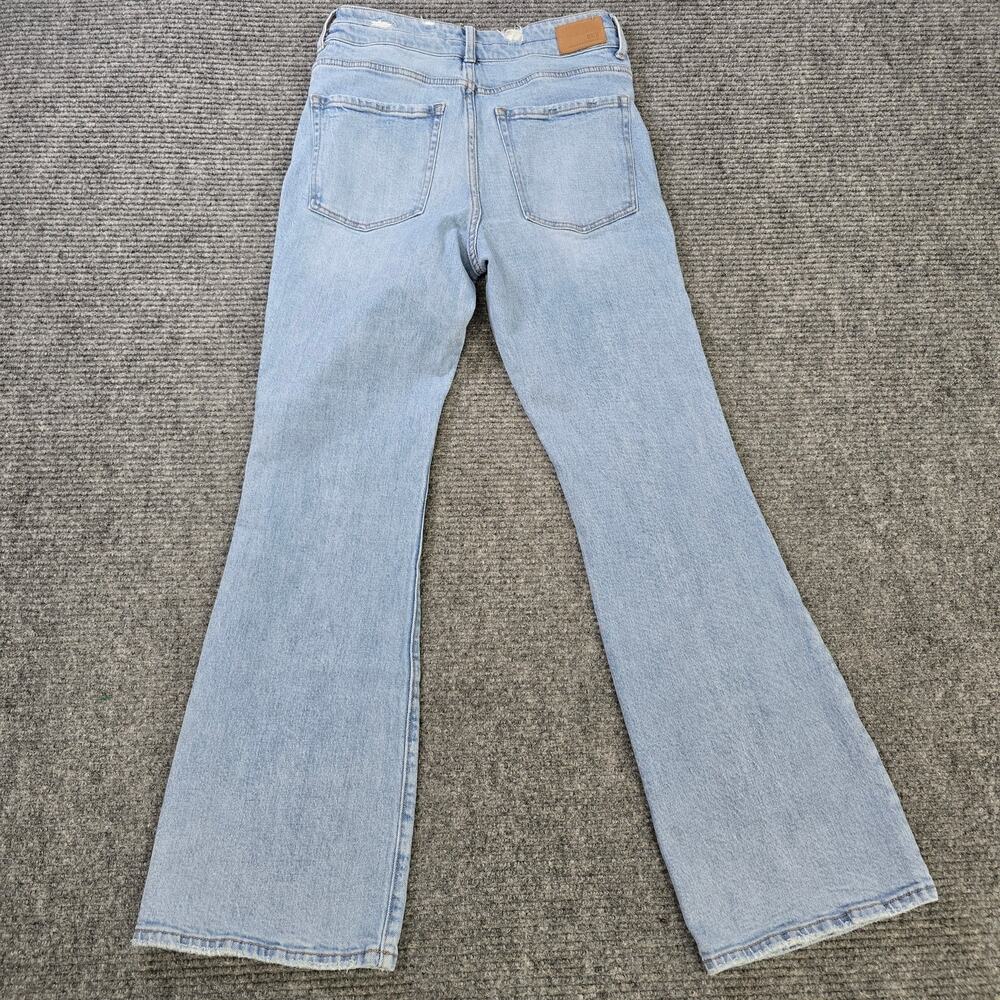 BKE Billie Jeans Womens 28x32 Light Wash High Rise Bootcut Distressed - Picture 2 of 8